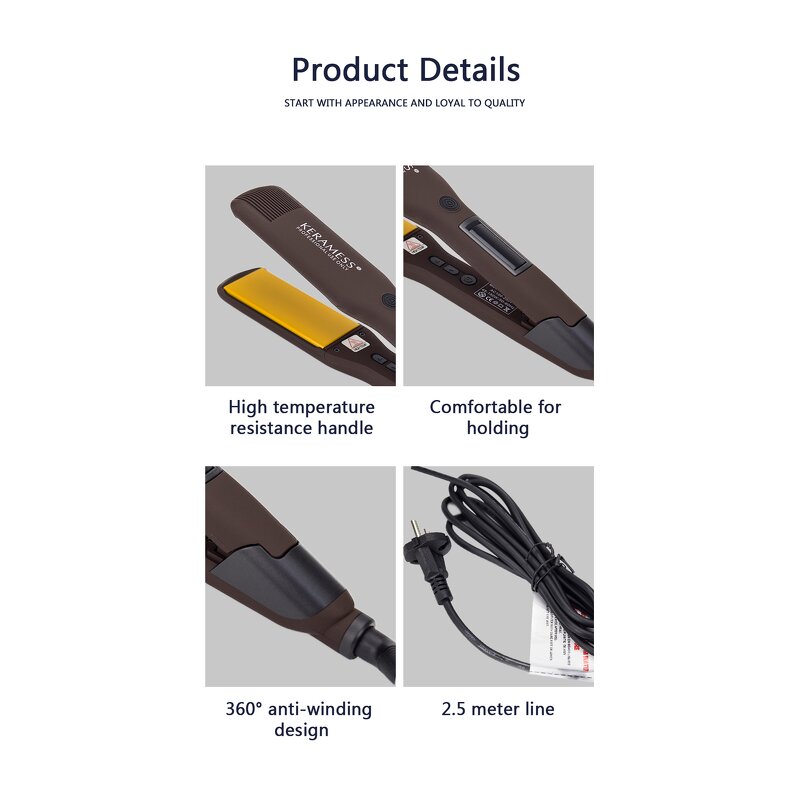 Professional Hair Straightener Supplier - Dual Voltage LED