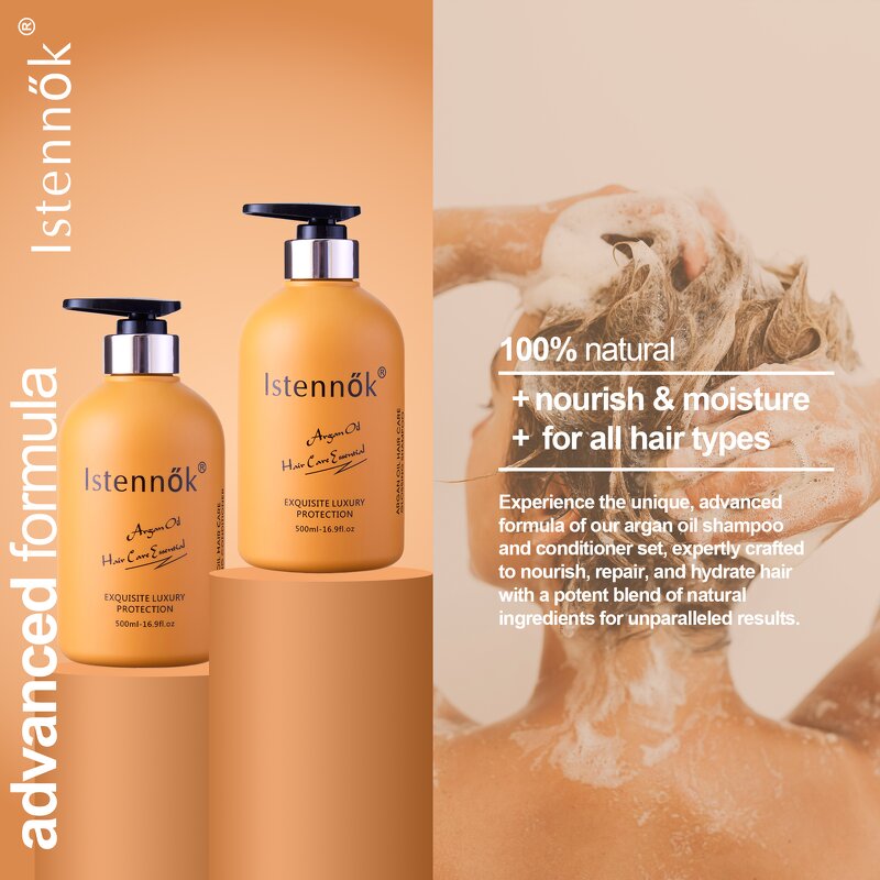 Keratin Argan Oil Shampoo Set Factory - Organic Protein Enriched