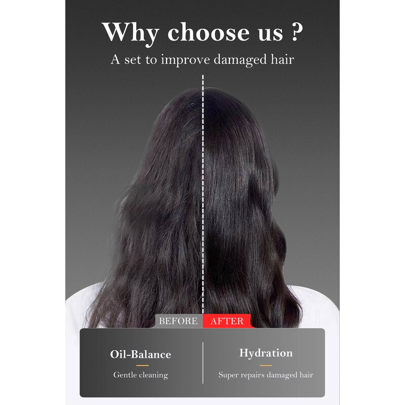 Organic Keratin Caviar Shampoo Supplier - 2-in-1 Repair