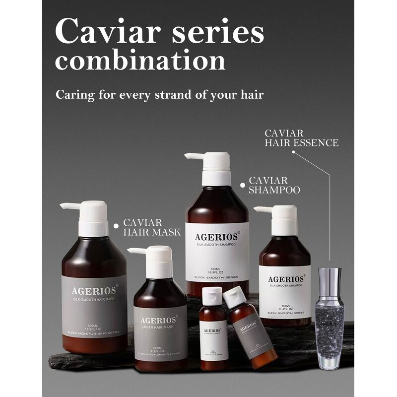 Travel Size Shampoo Set Supplier - Caviar Moisturizing Argan Oil