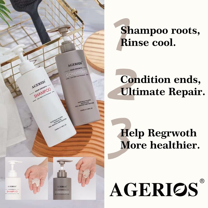 Hair Growth Shampoo Set Supplier - Custom Logo OEM