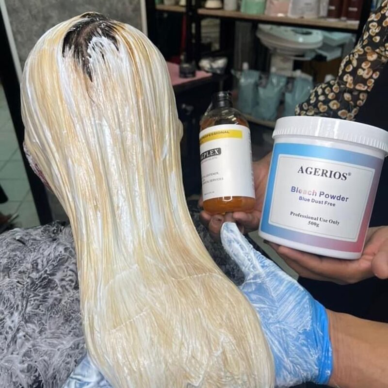 Hair Bleach Dye Powder Manufacturer - Low Ammonia Blue