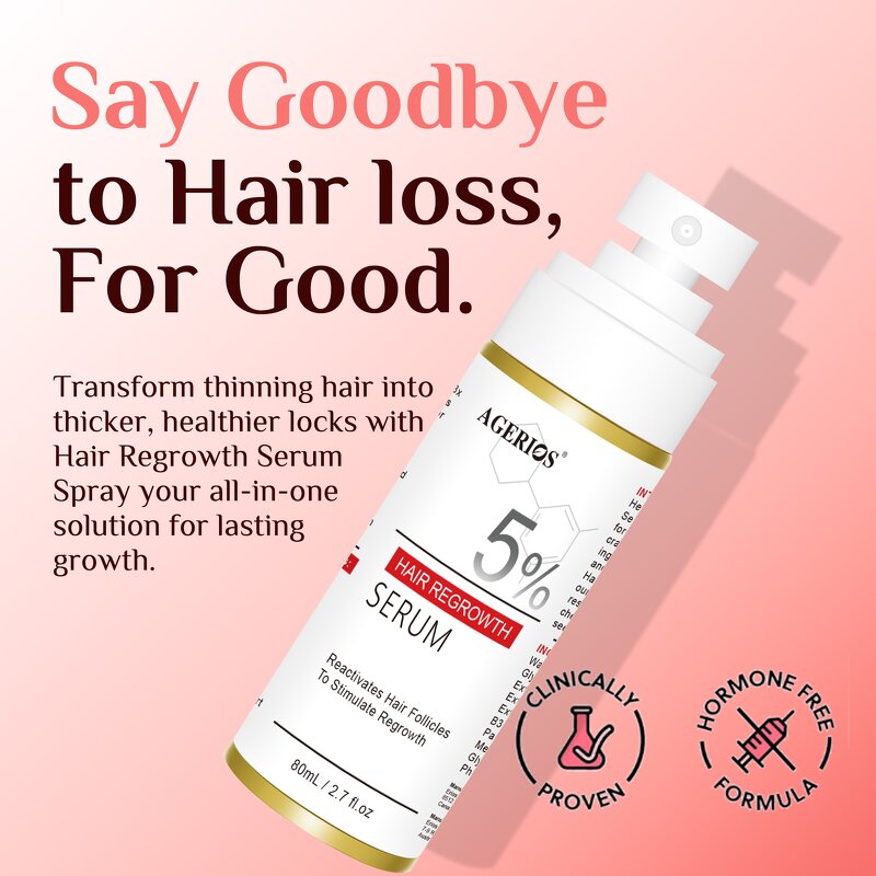 Plant-Based Hair Growth Spray Supplier - OEM/ODM Custom Formula