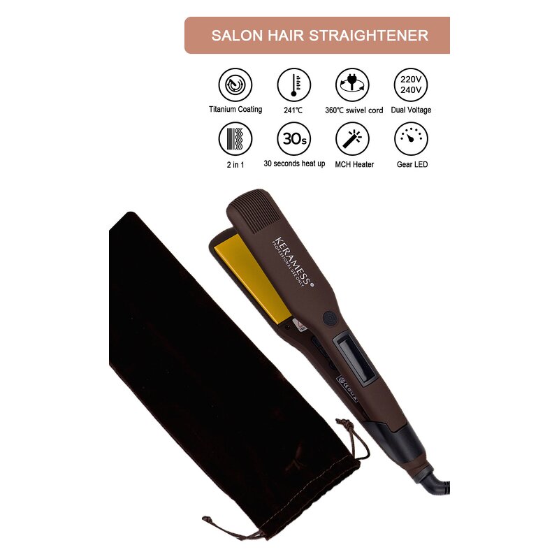Professional Hair Straightener Supplier - Dual Voltage LED