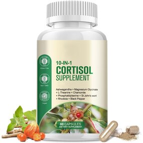 Cortisol Supplement Manufacturer - OEM 10-in-1 with Ashwagandha for Women