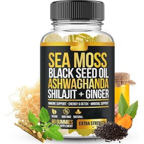 Sea Moss Gummies Factory - Private Label Halal Black Seed Oil Ashwagandha Ginger