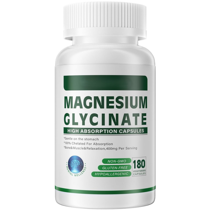 Magnesium Capsules Manufacturer - GMP Glycinate Complex for Sleep & Anxiety Relief