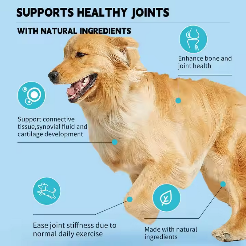Pet Joint Supplements Manufacturer - OEM Chewable Soft Chews for Dogs and Cats