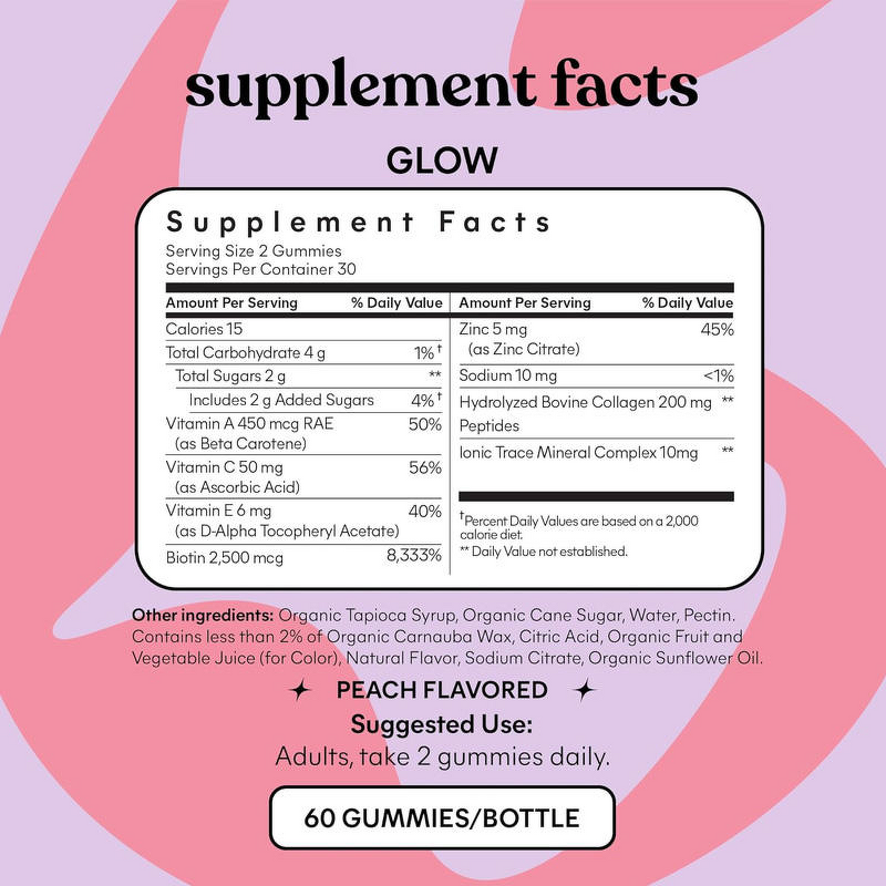 Collagen Gummies Manufacturer - OEM 2500mg Biotin for Skin & Hair Support