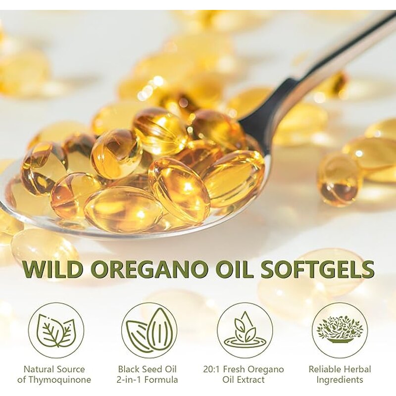 Oregano Oil Softgels Supplier - Private Label Antioxidant & Immune Support