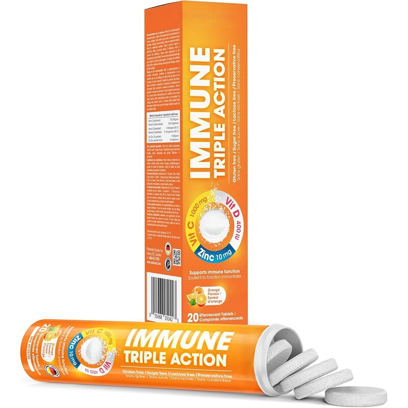 Vitamin C Effervescent Tablets Manufacturer - OEM 1000mg Skin Whitening Multivitamin