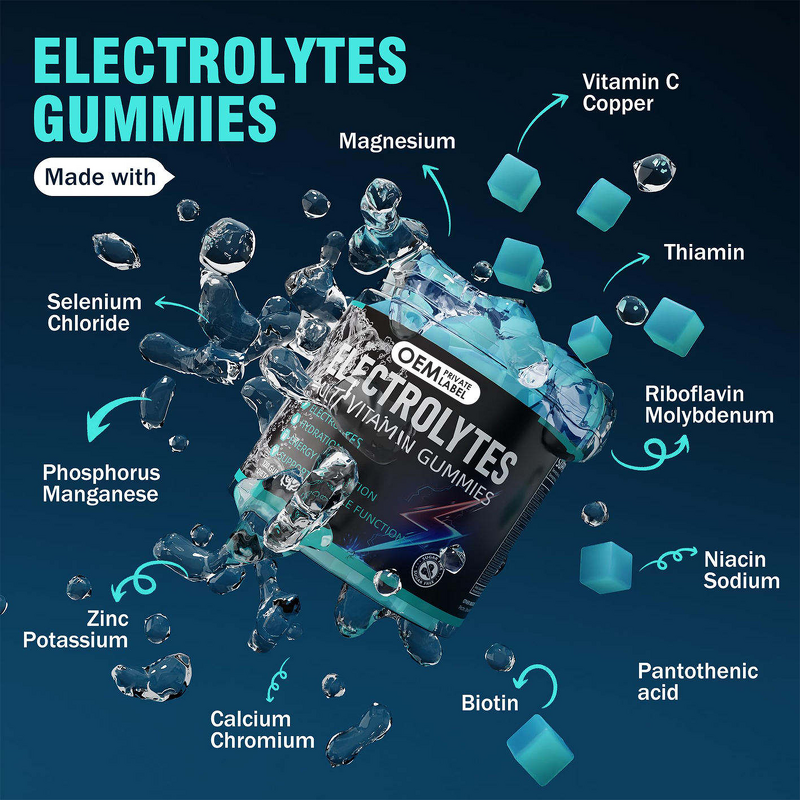 Electrolyte Gummies Manufacturer - OEM Creatine Magnesium for Endurance Sports
