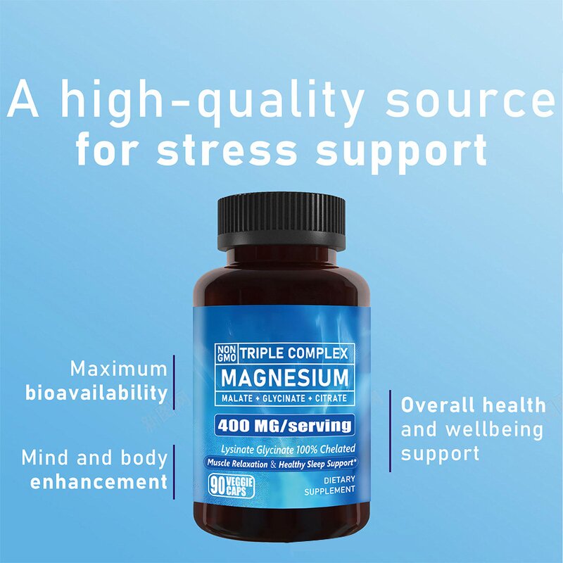 Magnesium Capsules Manufacturer - OEM Chelated for Heart & Muscle Bone Support