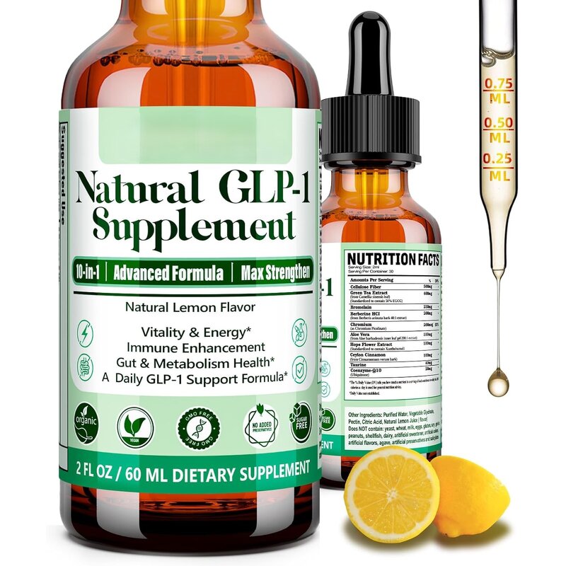 GLP-1 Drops Supplier - Natural Green Tea Bromelain Chromium for Gut Metabolism