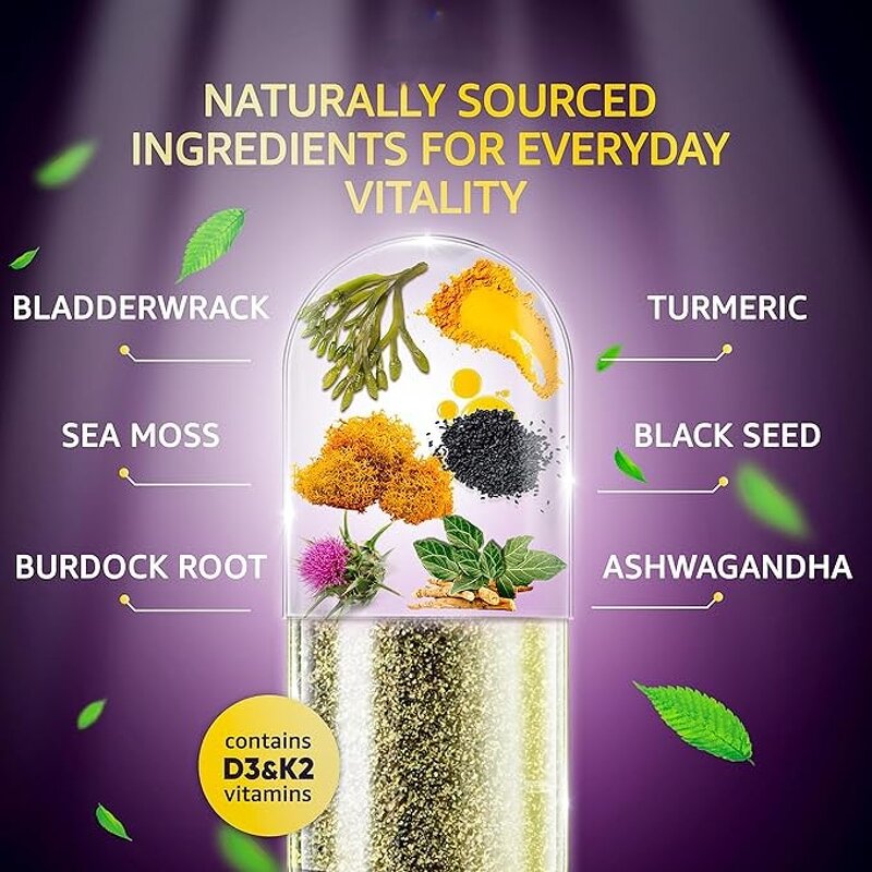 Sea Moss Capsules Supplier - GMP Factory OEM Black Seed Oil Ashwagandha Turmeric