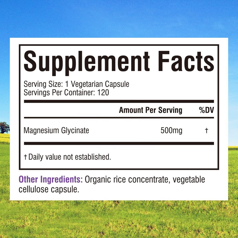 Magnesium Glycinate Capsules Supplier - OEM 3-in-1 with Omega 3 Vitamin D3 Vegan