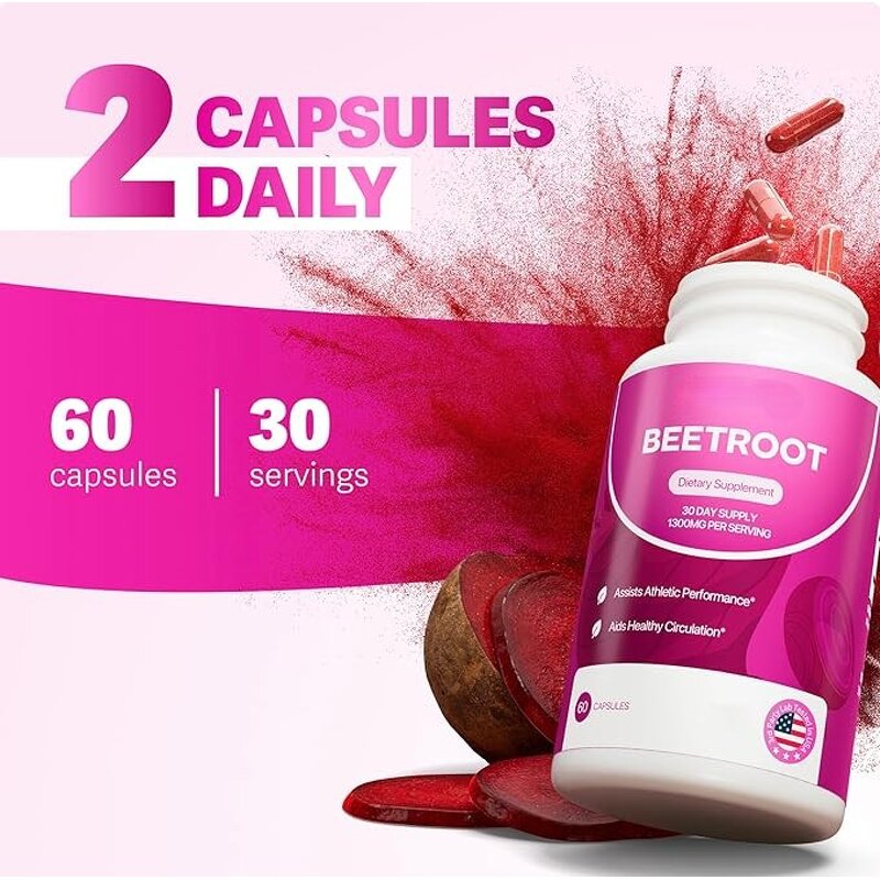 Beetroot Capsules Factory - OEM Extract for Energy & Heart Health