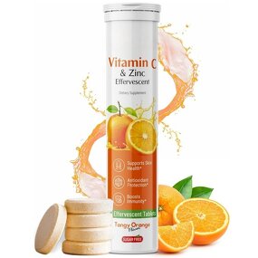 Vitamin C Tablets Manufacturer - 1000mg Effervescent with Zinc for Skin Whitening