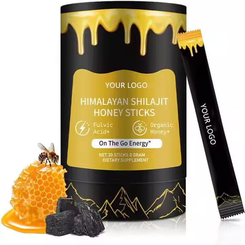 Shilajit Honey Sticks Factory - OEM Private Label Organic Resin Sachets