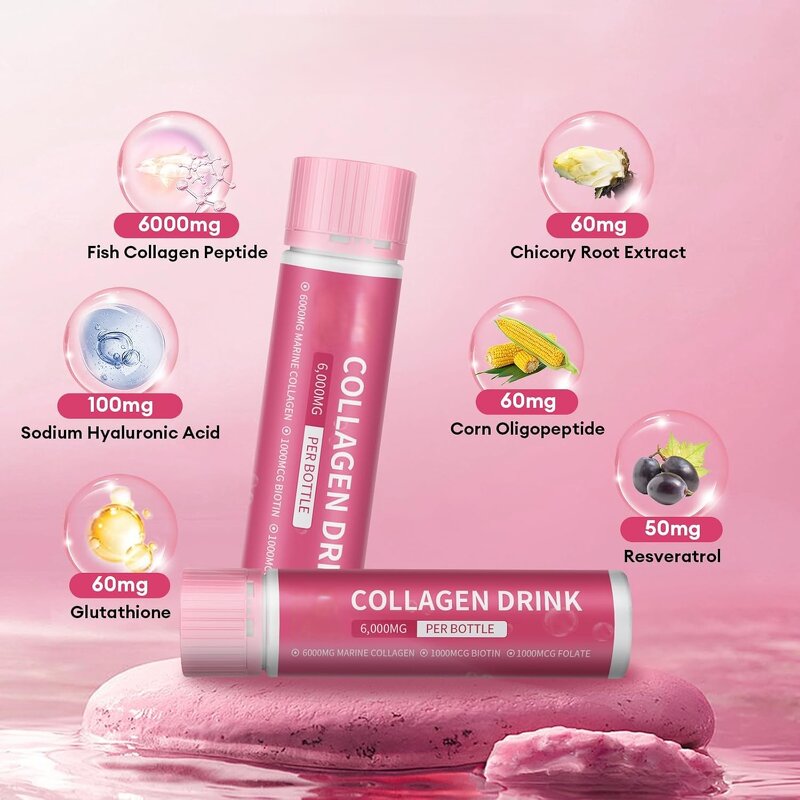 Marine Collagen Peptides Factory - Liquid Collagen Shots for Skin