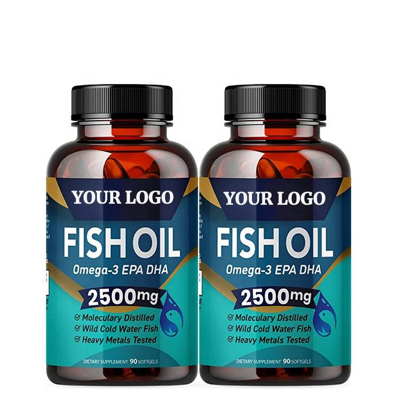 Fish Oil Softgels Manufacturer - OEM Omega 3 DHA EPA Dietary Fiber Supplements