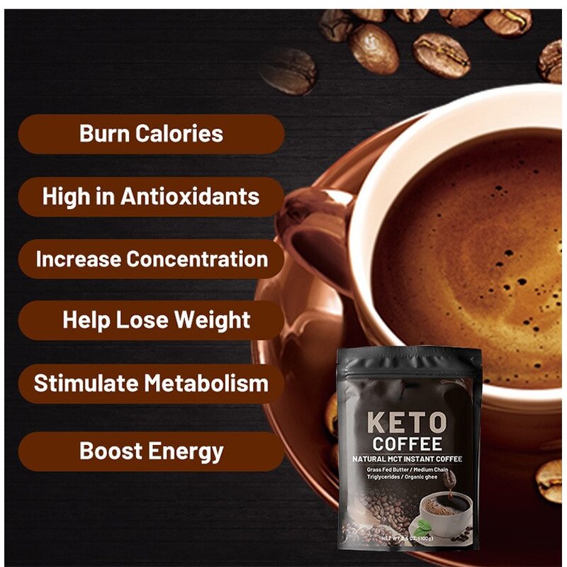 Instant Keto Coffee Mix Manufacturer - Ketogenic High Performance for Energy Metabolism