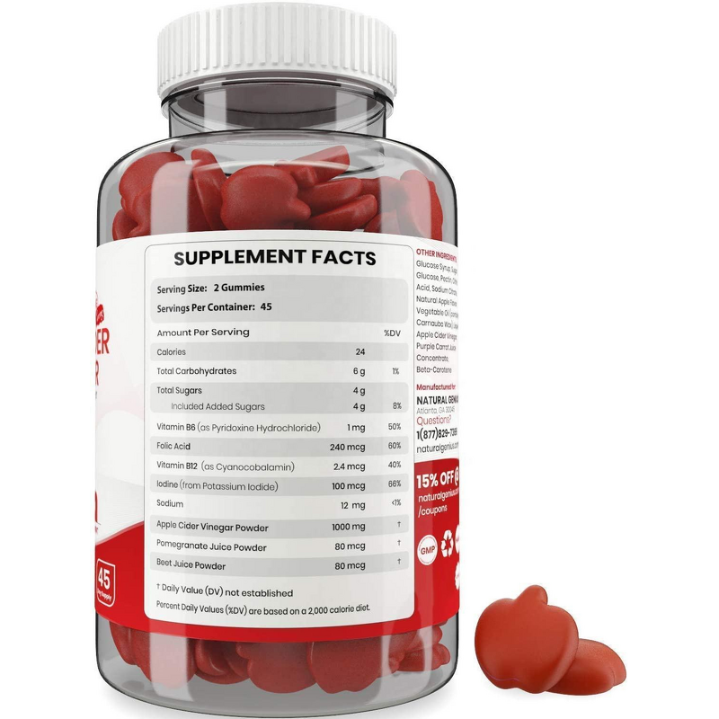 Garcinia Cambogia Gummies Factory - OEM Detox Fat Burner with Apple Cider Vinegar