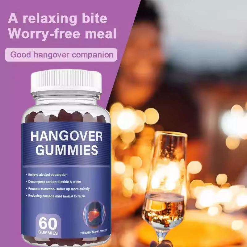 Hangover Gummies Supplier - OEM After Alcohol Remedy & Relief Supplement