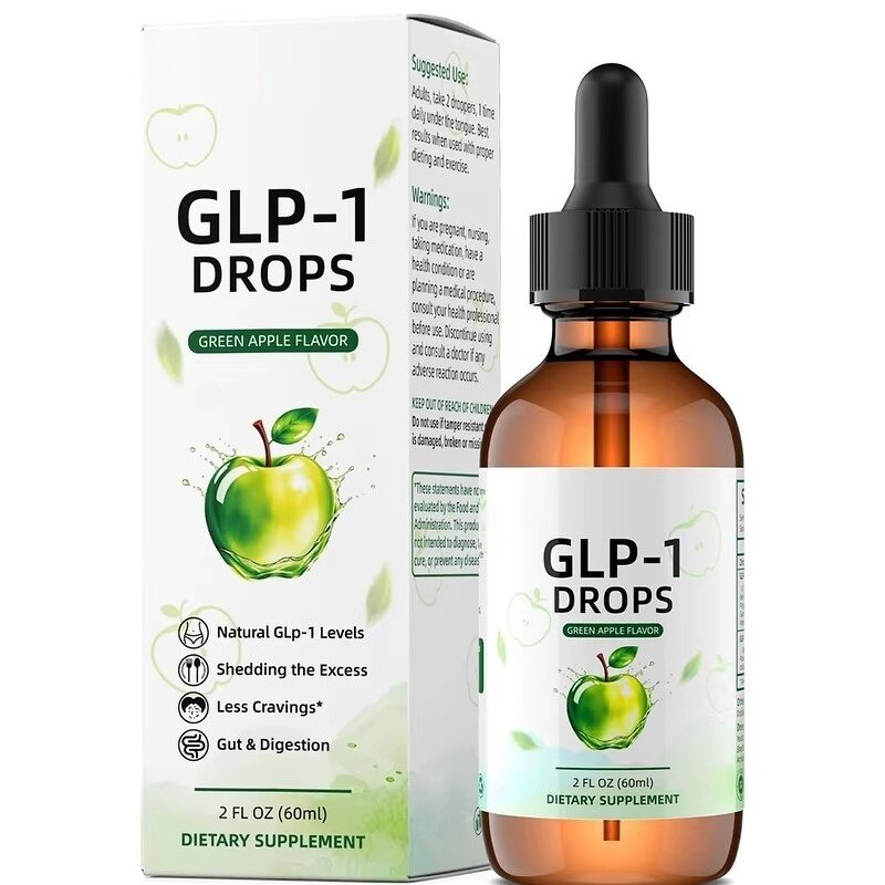 GLP-1 Drops Source Factory - OEM Custom Green Apple Flavor for Intestinal Digestion
