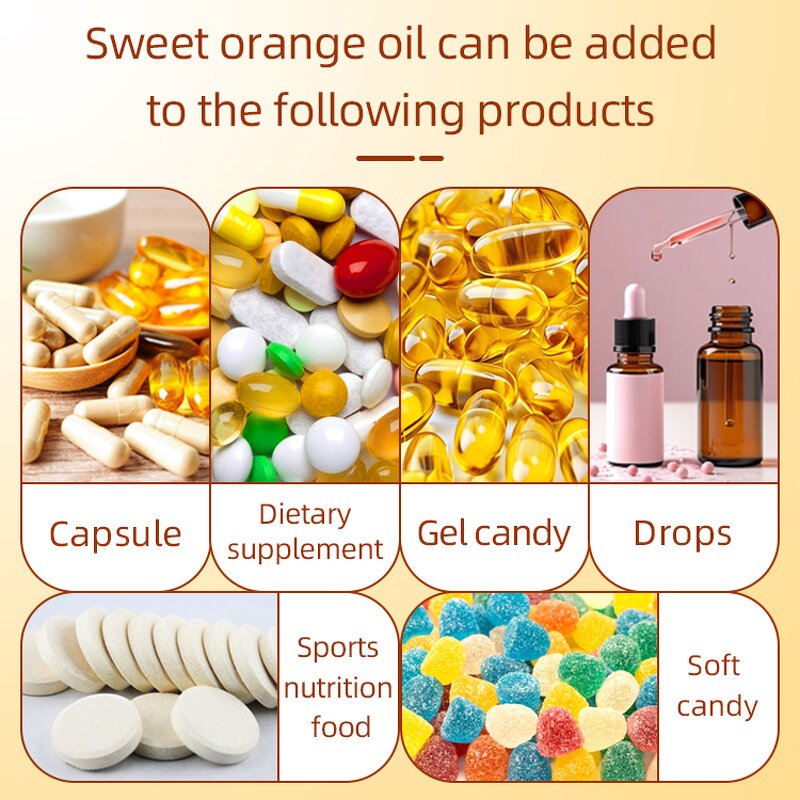 Blood Orange Essential Oil Factory - For Fish Oil Supplement