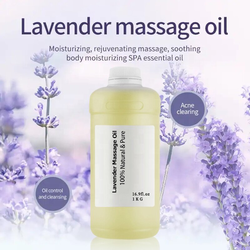 Lavender Massage Oil Supplier - 100% Natural Relaxing