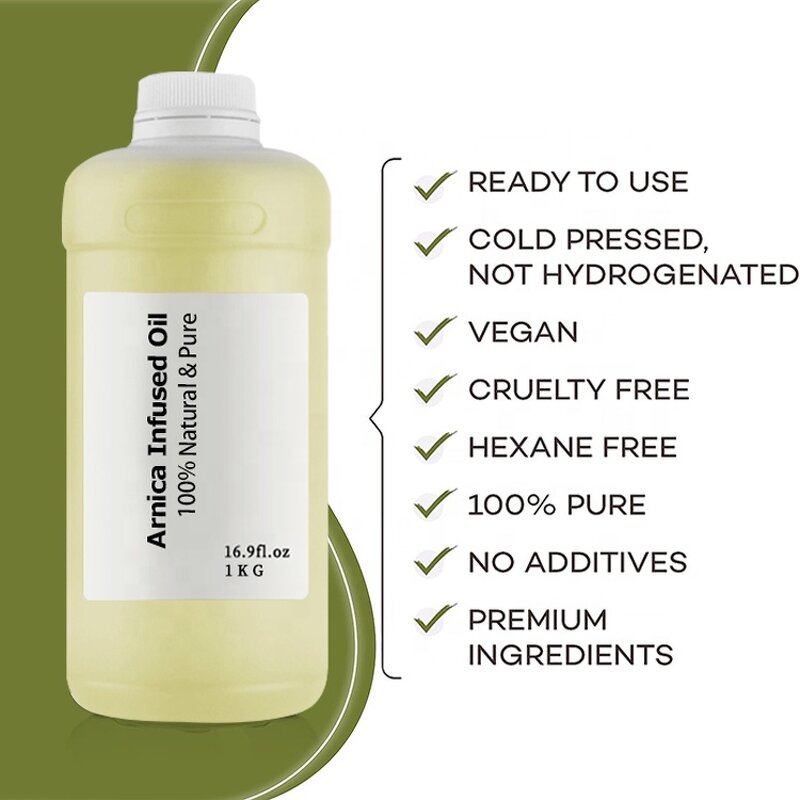 Arnica Oil Manufacturer - Halal Natural Cold Pressed