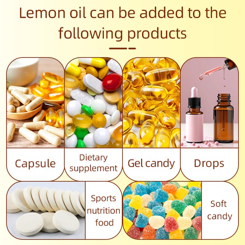 Lemon Essential Oil Manufacturer - For Omega 3 Softgels