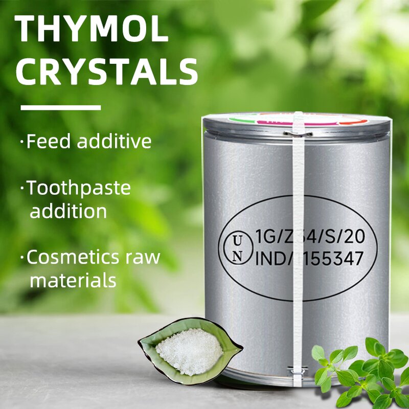 Thymol Crystal Manufacturer - 99% for Flavour Fragrances