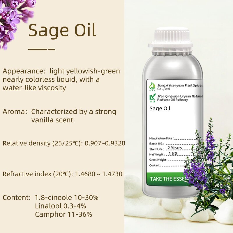 Clary Sage Oil Supplier - Pure Natural for Aromatherapy