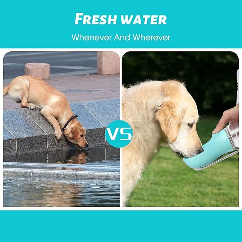 Dog Water Bottle Supplier - Leak Proof Portable Outdoor Walking Drinking Feeder