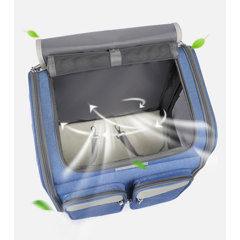 Pet Backpack Factory - Trolley Silent Universal Wheel Folding Cat Carrier