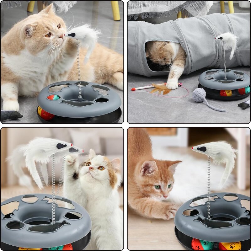 Cat Tunnel Manufacturer - Indoor S-Shaped Roller Track Collapsible Play Tube