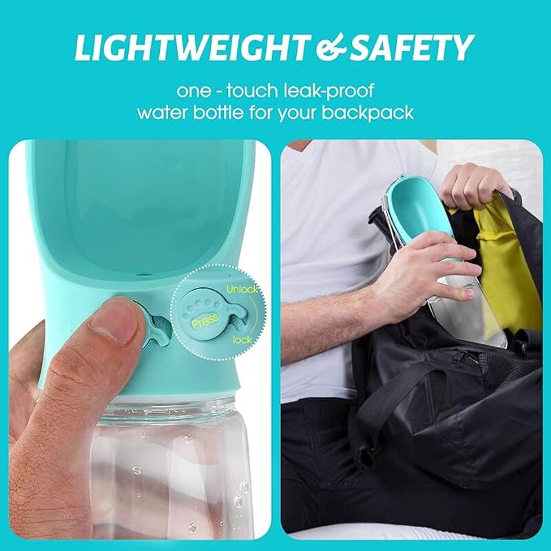 Dog Water Bottle Supplier - Leak Proof Portable Outdoor Walking Drinking Feeder
