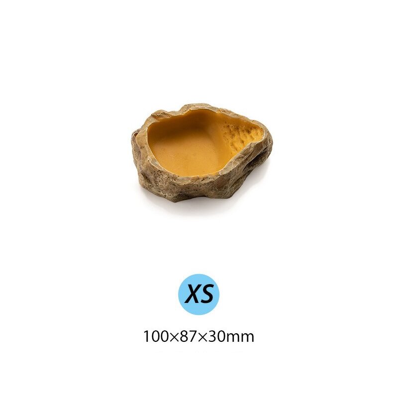 Reptile Toy Supplier - Small Horned Frog Water Basin Landscaping Feeder