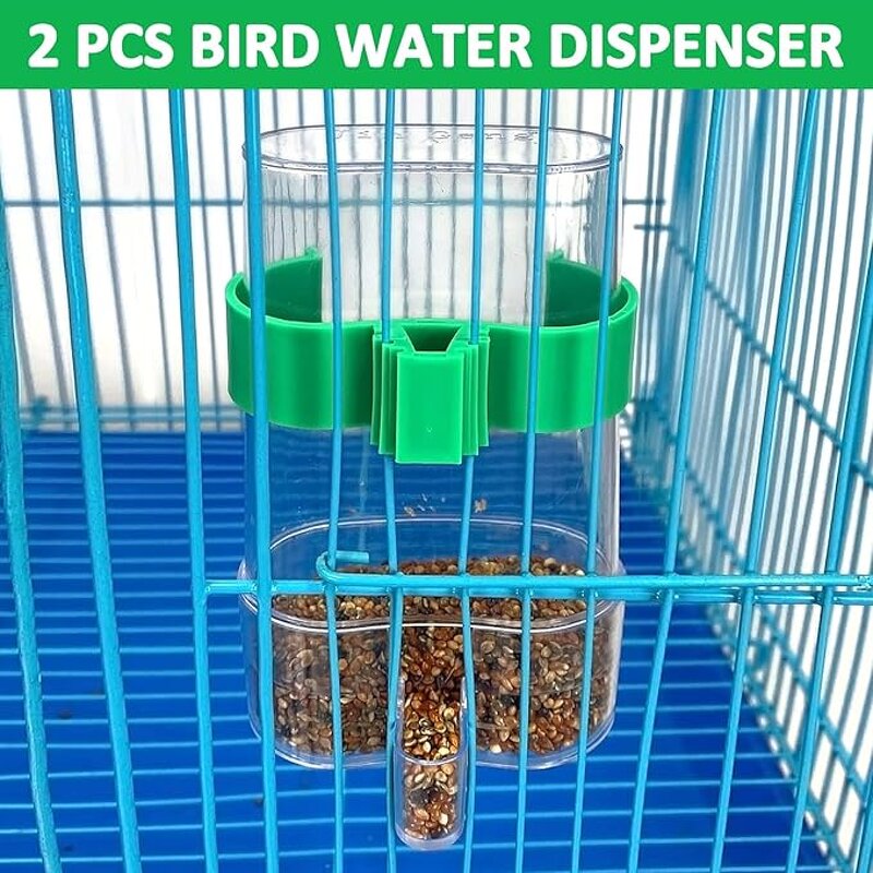 Automatic Bird Waterer Supplier - Parrot Cage Drinker Bottle Feeder Container