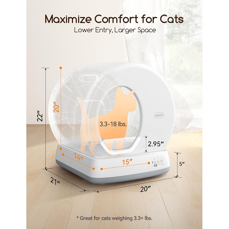 Smart Cat Litter Box Factory - Self-Cleaning Safety Protection APP Control