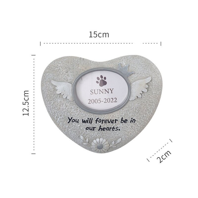 Pet Grave Marker Manufacturer - Memorial Picture Frame for Lawn Garden Loss