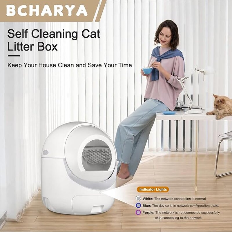 Automatic Cat Litter Box Manufacturer - Self Cleaning APP Control Odor Removal
