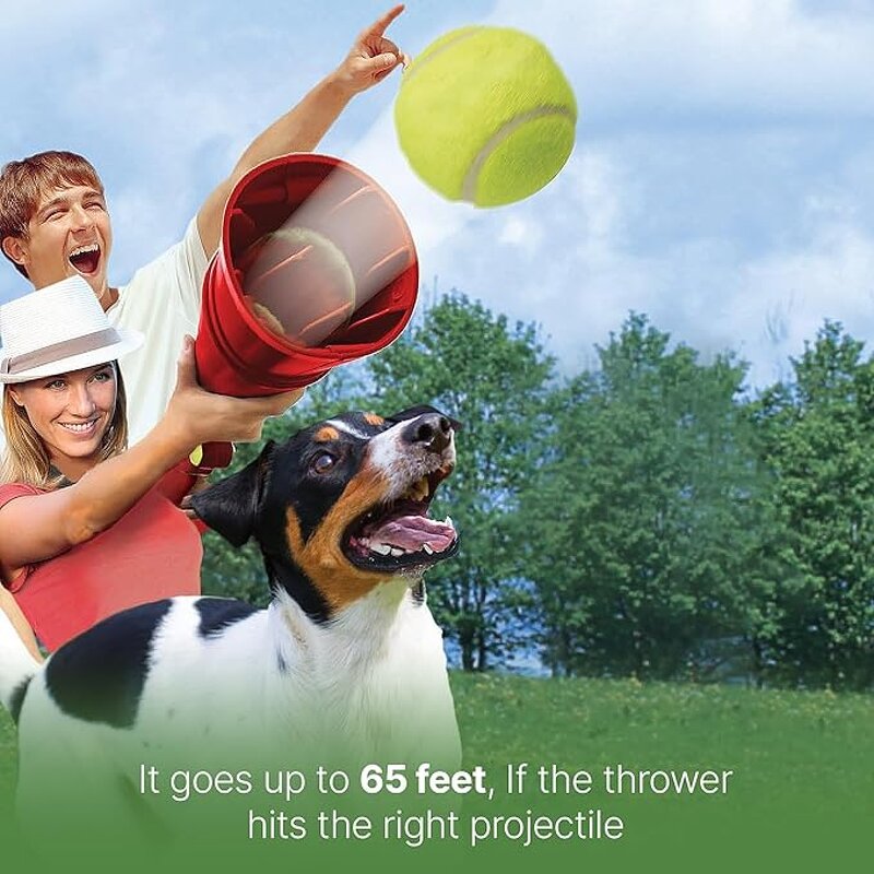 Dog Ball Launcher Factory - Launch & Fetch Hands-Free Pickup Toy with Balls