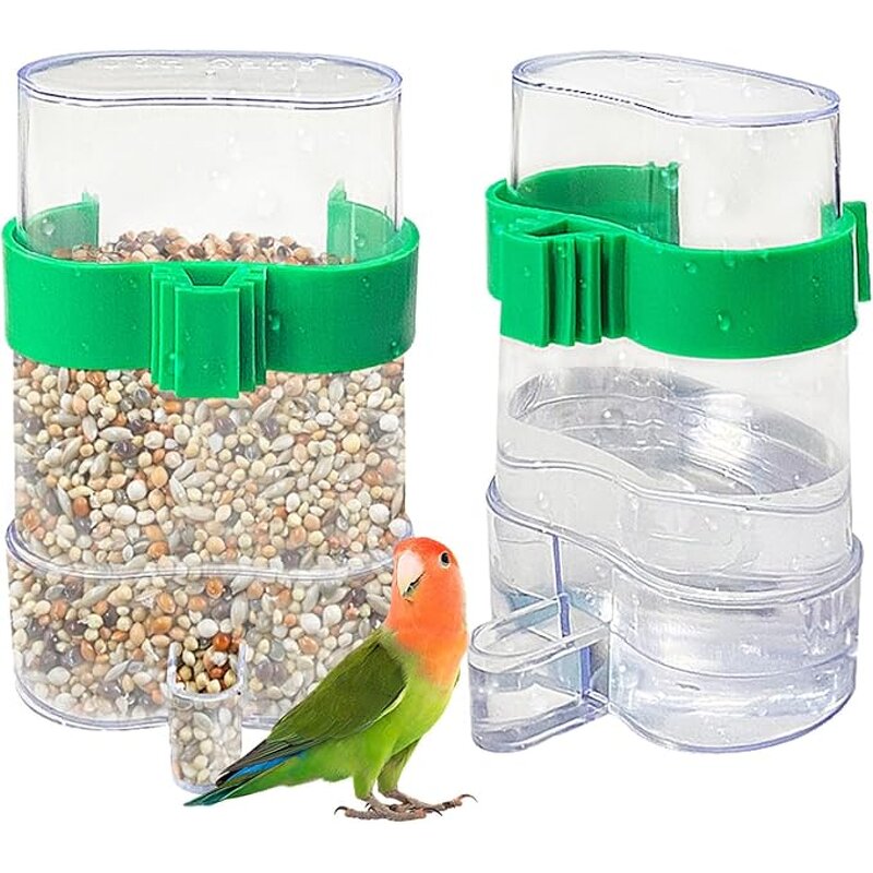 Automatic Bird Waterer Supplier - Parrot Cage Drinker Bottle Feeder Container