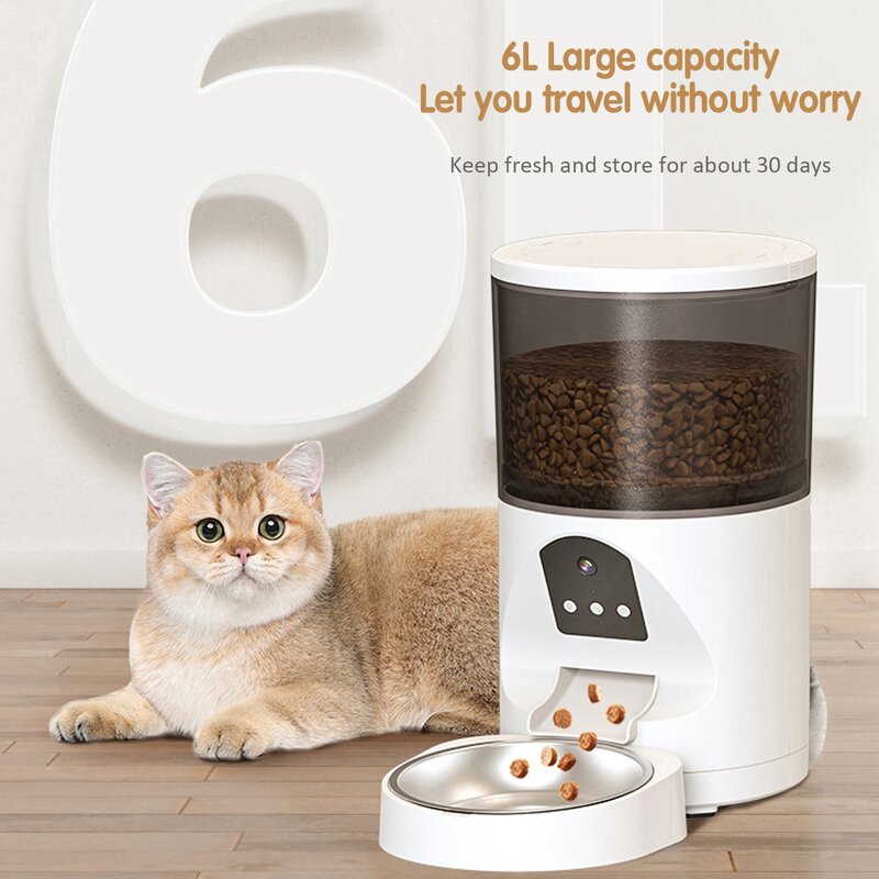 Automatic Treat Dispenser Factory - Rechargeable Bluetooth WIFI Pet Trainer