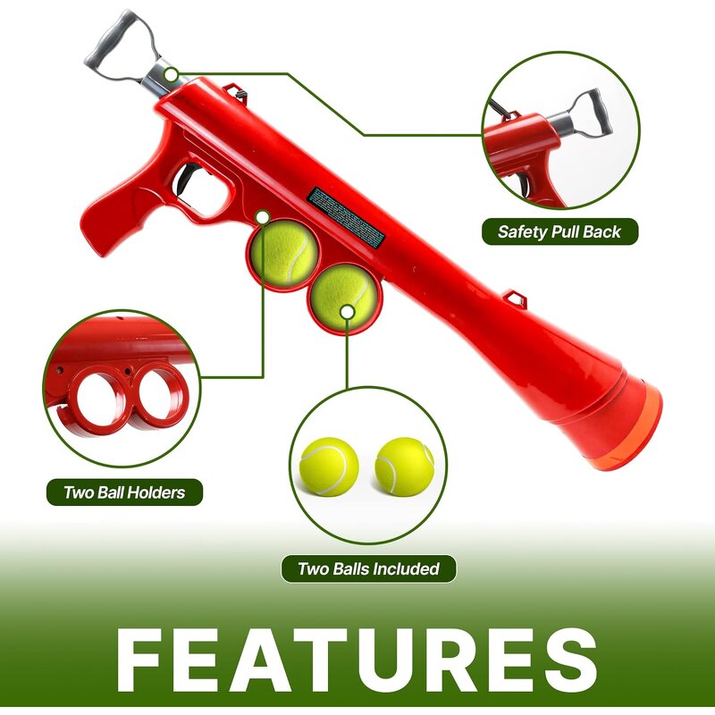 Dog Ball Launcher Factory - Launch & Fetch Hands-Free Pickup Toy with Balls