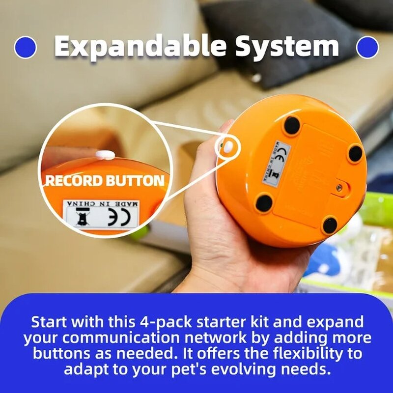 Dog Buttons Manufacturer - Talking Communication Starter Pack Clicker Trainer