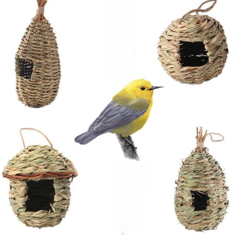 Handmade Bird Nest Supplier - Straw Outdoor Decoration Nest for Kindergarten